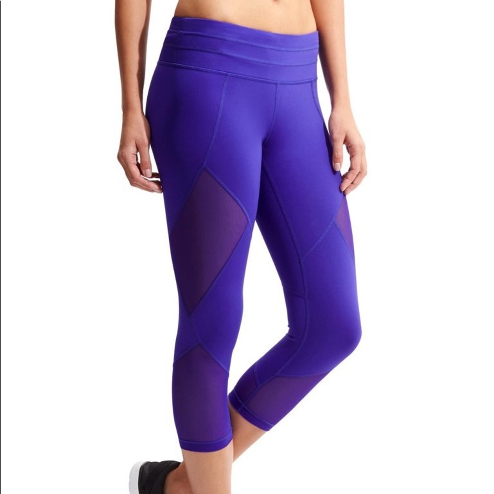 Athleta mesh sonar Capri size large tall
